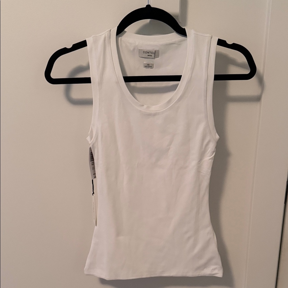 Aritzia Classic White Tank Top